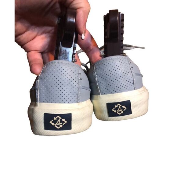 Sperry leather gray slate Topsiders size 11 - Picture 11 of 16